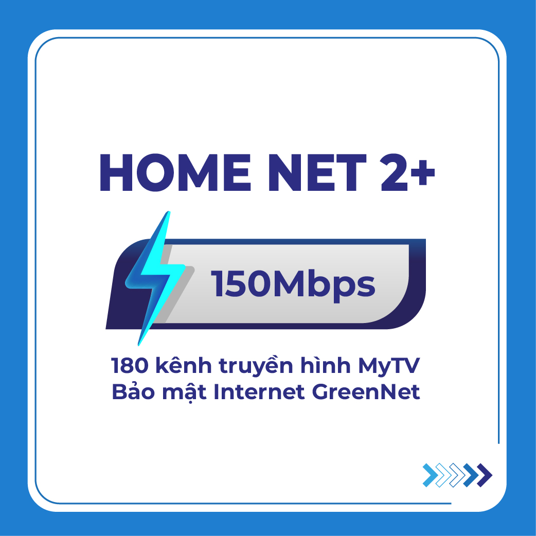 HOME NET 2 + (ngoại thành Hà Nội, TP.HCM & 61 T/TP